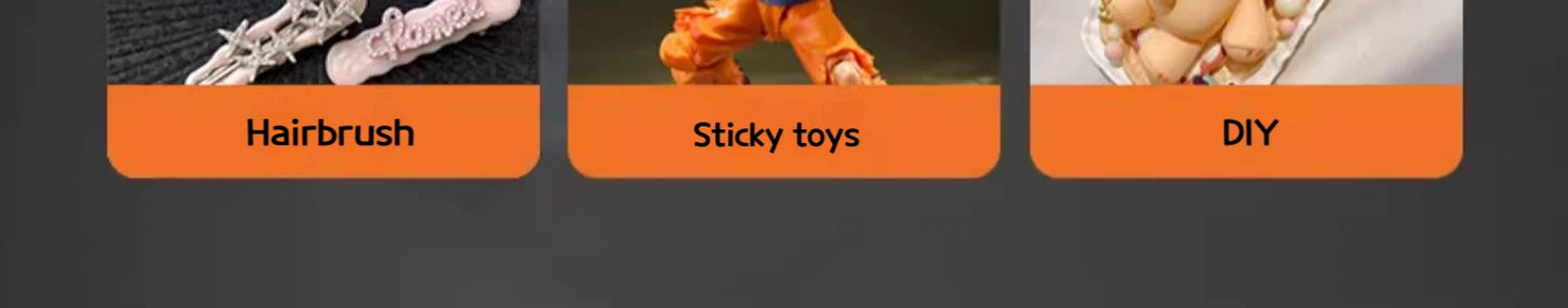 T TOVIA 7mm*100mm translucent hot melt glue stick EVA material suitable for DIY, gluing photo albums/wood, etc. 60PCS/120PCS