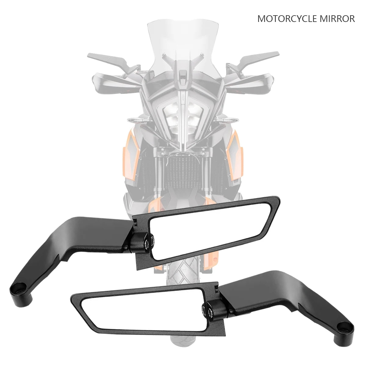 Motorcycle Mirrors Wind Wing Side Rearview Rotate Adjustable Mirrors For Honda YAMAHA MT07 BMW KTM Kawasaki DUKE Accessories