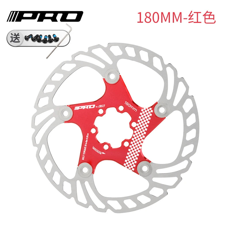 IIIPRO MTB Cooling Disc Brake Heat Dissipation  6 Inch 140/160/180/203mm Rotor Down Hill Floating Bicycle Brake Rotor