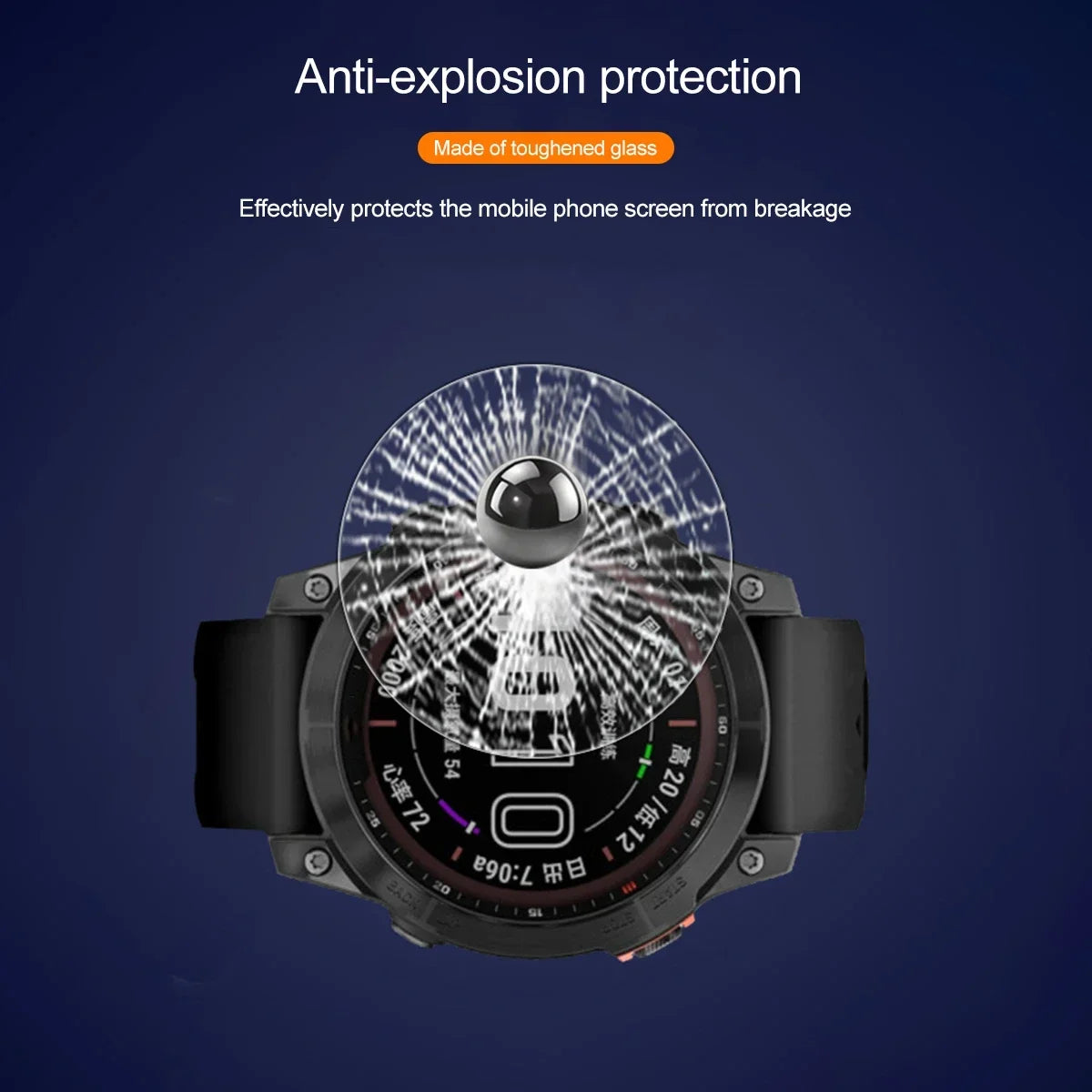 9H Premium Tempered Glass For Garmin Fenix 7 7S 7X 6 6S 6X Pro 5S 5 SmartWatch Screen Protector HD Film For Fenix 7 7S 7X Glass