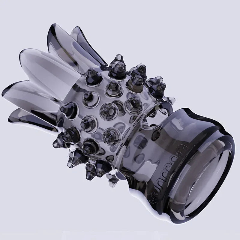Ring Penis Sleeve Ring Penis Enlargement Cock Ring Male Time Delay Ejaculation Reusable Condom Adult Sex Toys for Man