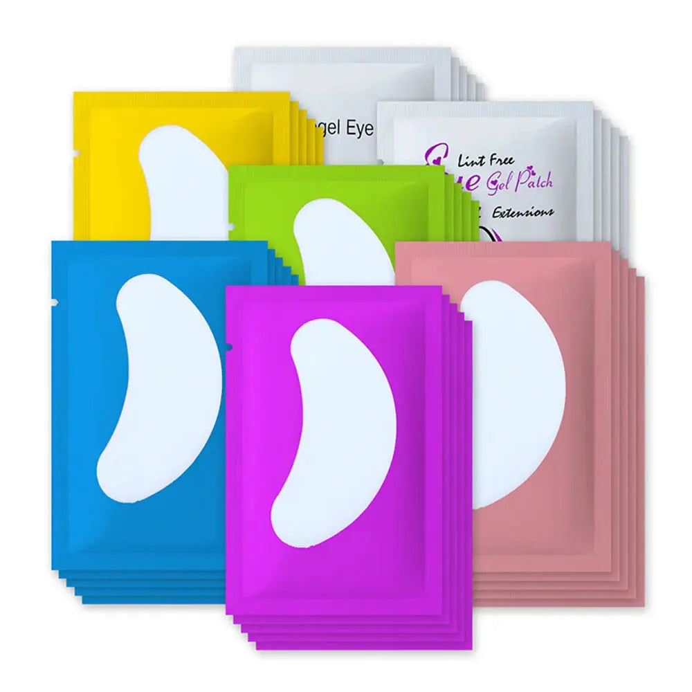 50/100PCS Wholesale Hydrogel Gel Eye Patches for Eyelash Extension Eyepads Eyelash patch Lash Extension Mask Eyepad Makeup