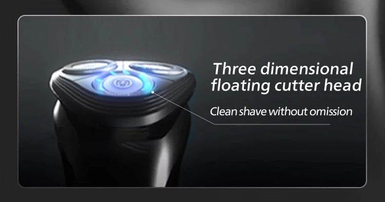 PHILIPS S1113 Electric Shaver USB Charge Stainless Steel PowerCut Blade Razor Triple Floating Head Men Fast Shave Beard Trimmer