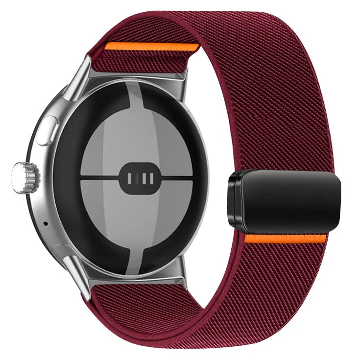 Nylon Braided Strap for Google Pixel Watch 3 45mm Band for Google Pixel Watch 1 2 3 41mm Magnetic Wristband Bracelet Accessories