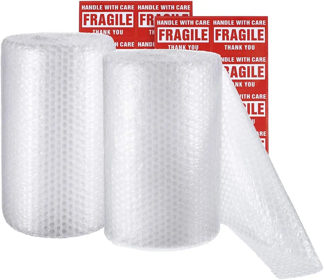 Bubble Packaging Roll Transparent Cushioning Wrap Rolls Air Shockproof For Transporting Packing Supplies Courier Bubble Wrap