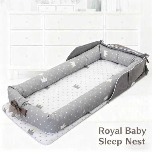 2025 New Portable Baby Shoulder-Strap Bassinet with Detachable Mattress for Travel & Bedside Sleeping