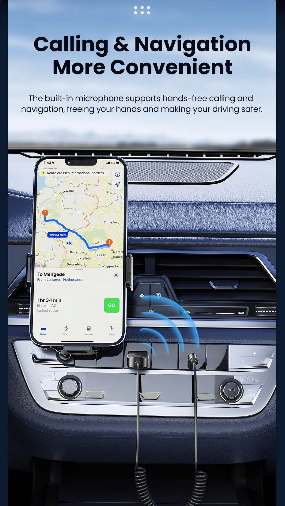 Toocki AUX Bluetooth Car Adapter Dongle Cable For Car Tablet Bluetooth Receiver 5 USB to 3.5mm Jack Speaker Audio Music Receiver