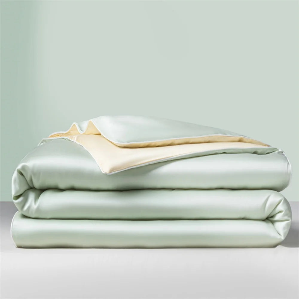 Sondeson Summer Women White Pink Quilt Soft Comforter Cool Color Duvet Twin Double Queen King Shell Blanket For Deep Sleep 1pcs