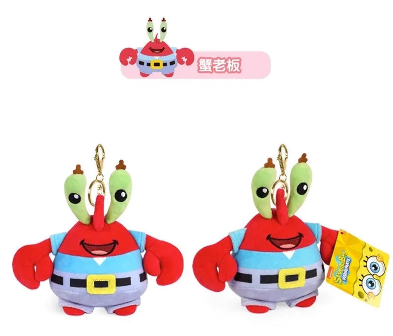 Anime Spongebob Squarepants Patrick Star Squidward Eugene H. Krabs Gary Kawaii Cartoon Stuffed Plush Toys Birthday Gift For Kids