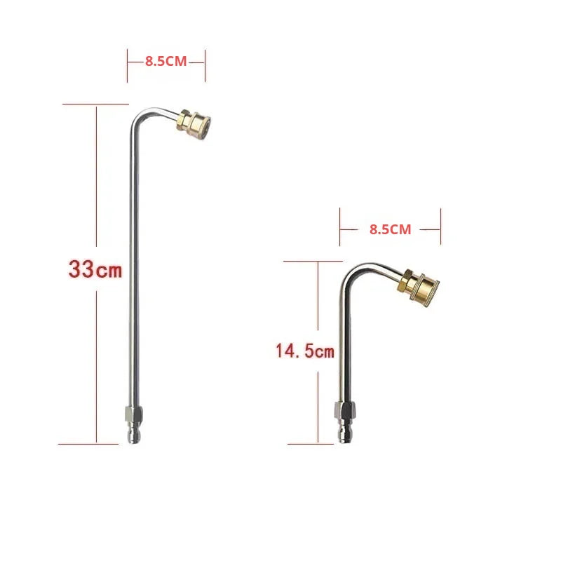 Pressure Washer Extension Rod Lance Set 4000PSI Spray Gun with 1/4 Inch Quick Connect for Efficient Cleaning