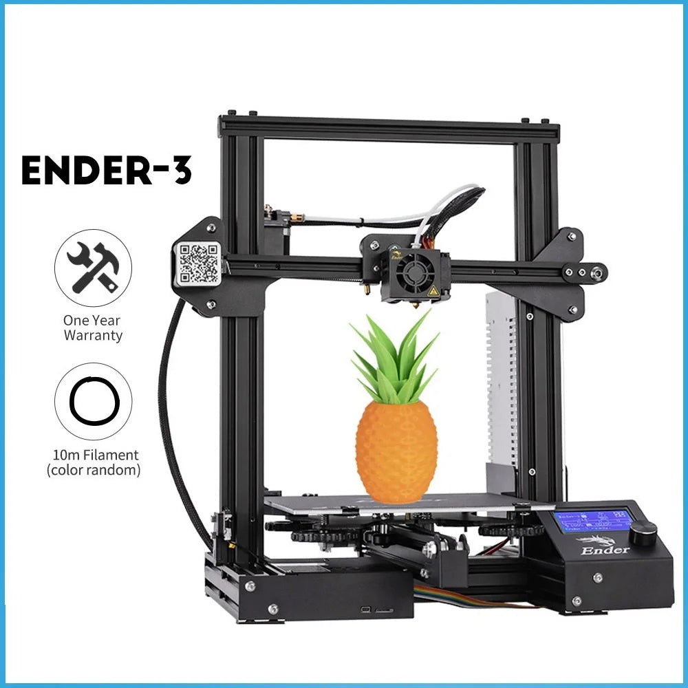 Go 3D Printer Ender-3 Ender3X Continuation Printing V-slot Resume Power Failure Masks Hotbed High Precision Large Size