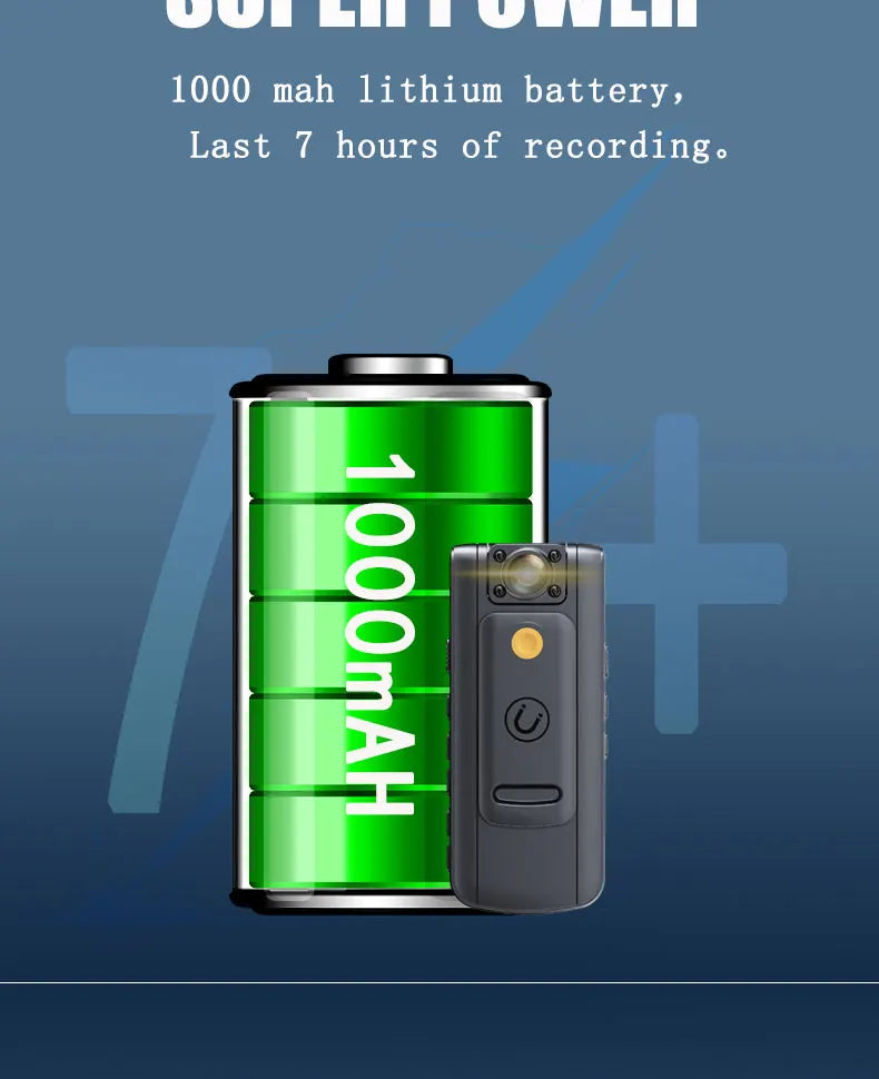 JOZUZE L11 1080P HD Mini Camera Portable Digital Video Recorder BodyCam Infrared Night Vision Police Cam Small Bike Camcorder