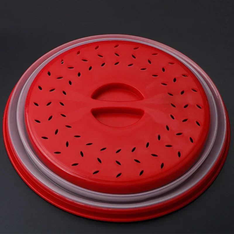 Kitchen Tools Microwave Splatter Cover Heating Folding Cover Fresh-keeping Cover Oil-proof Splash-proof Cover Cooking Lid