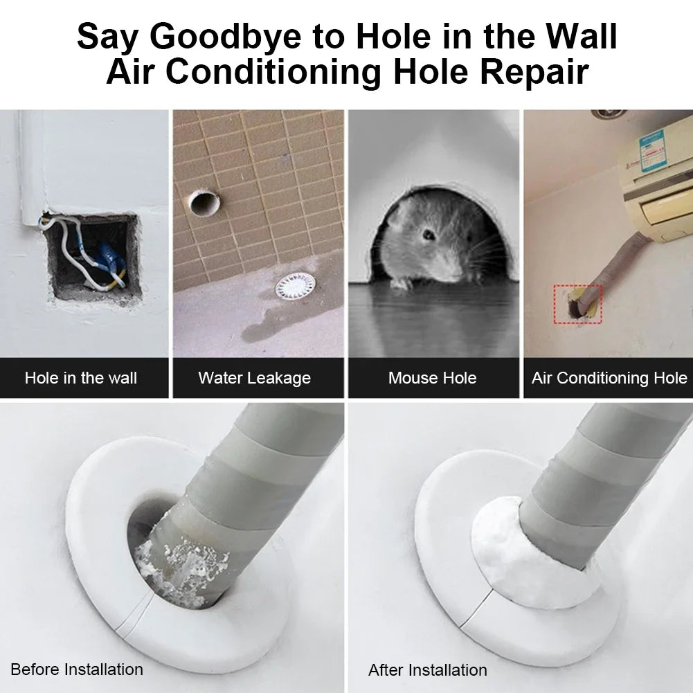 1-10pcs Waterproof Sealant Mastic Quick Mending Mud Duct Seal Repair Clay Fillers for Wall Hole Air Conditioning Hole Putty Mud