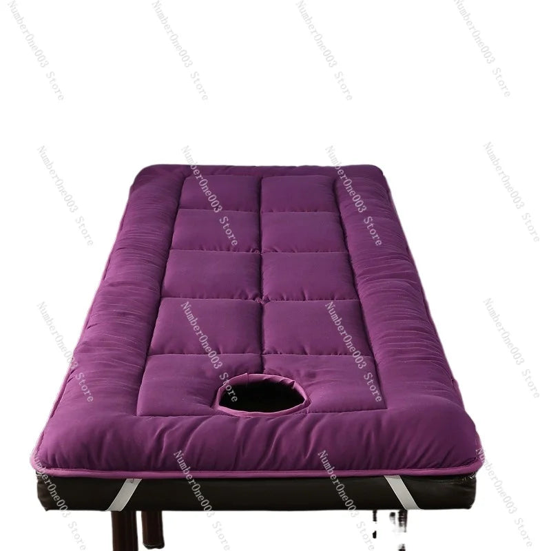 Beauty Salon Bed Mattress Mat Thickened Cushion Mattress Anti Slip Hospital Beauty Room Bed Mat Massage Bed Pad with Hole