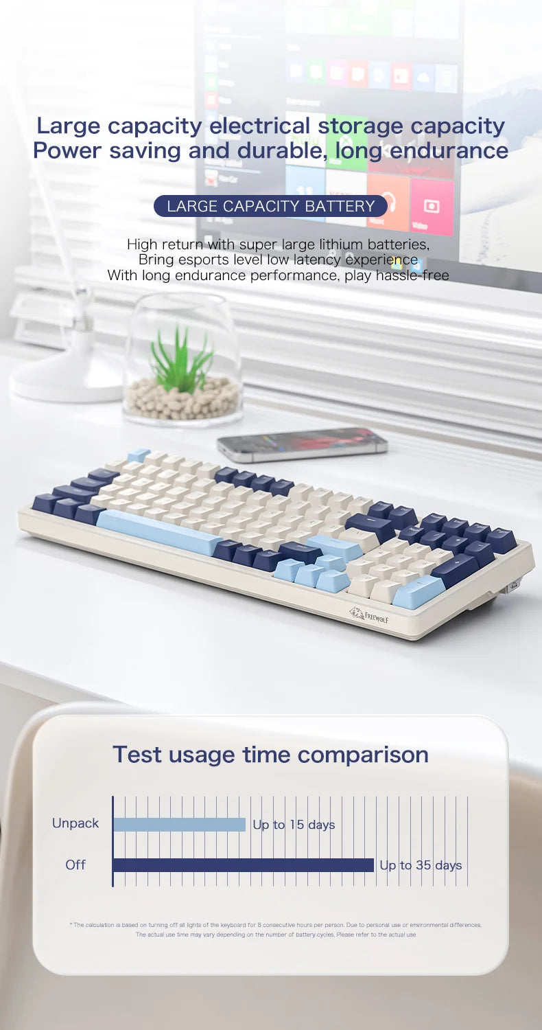 K8 100 Key Wireless Mechanical Keyboard Tri-mode Connection,Full Key Hot Swap,lighting Effects,Gasket Muffler Structure, Laptops