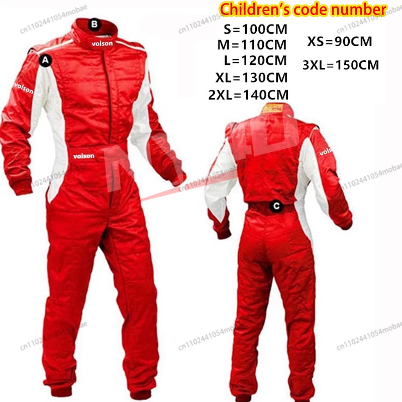 4XL Professional Karting Suit Men Women Waterproof Car Motorcycle Motocross Racing Club Exercise Clothing Set Overalls 오토바이 슈트
