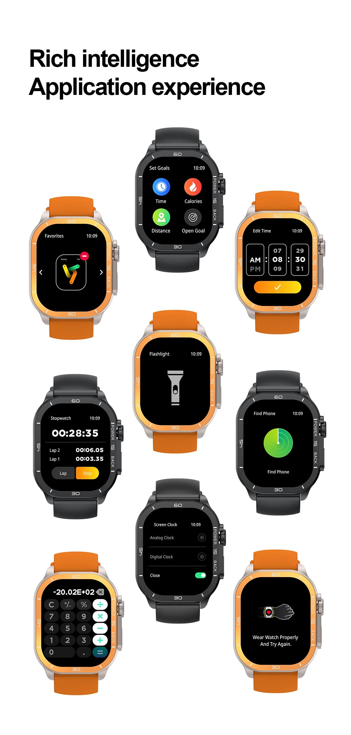 2025 New 49mm Smart Watch Men Women NFC Smartwatch BT Call Waterproof Wireless Charging AMOLED Screen Watch Ultra2 For Apple IOS