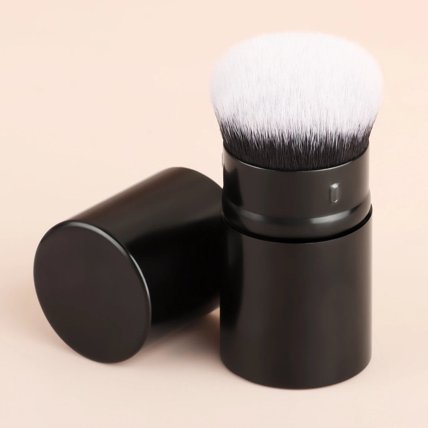 1pcs Retractable Blush Brush Kabuki Foundation Brush Soft Fluffy Powder Contour Makeup Brushes Portable Makeup Tools