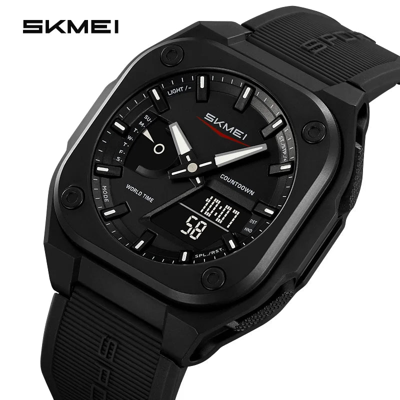 SKMEI 2328 New Original Sports Digital Electronic Watch Dual Display Multi Functional Men's Waterproof Clock relógios masculino