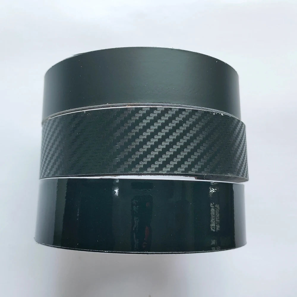 3/5/7/10CM Glossy Black Vinyl Car Wrap Stripes Chrome Delete Blackout Window Trim Film For Auto Interior Hood Roof Pillar