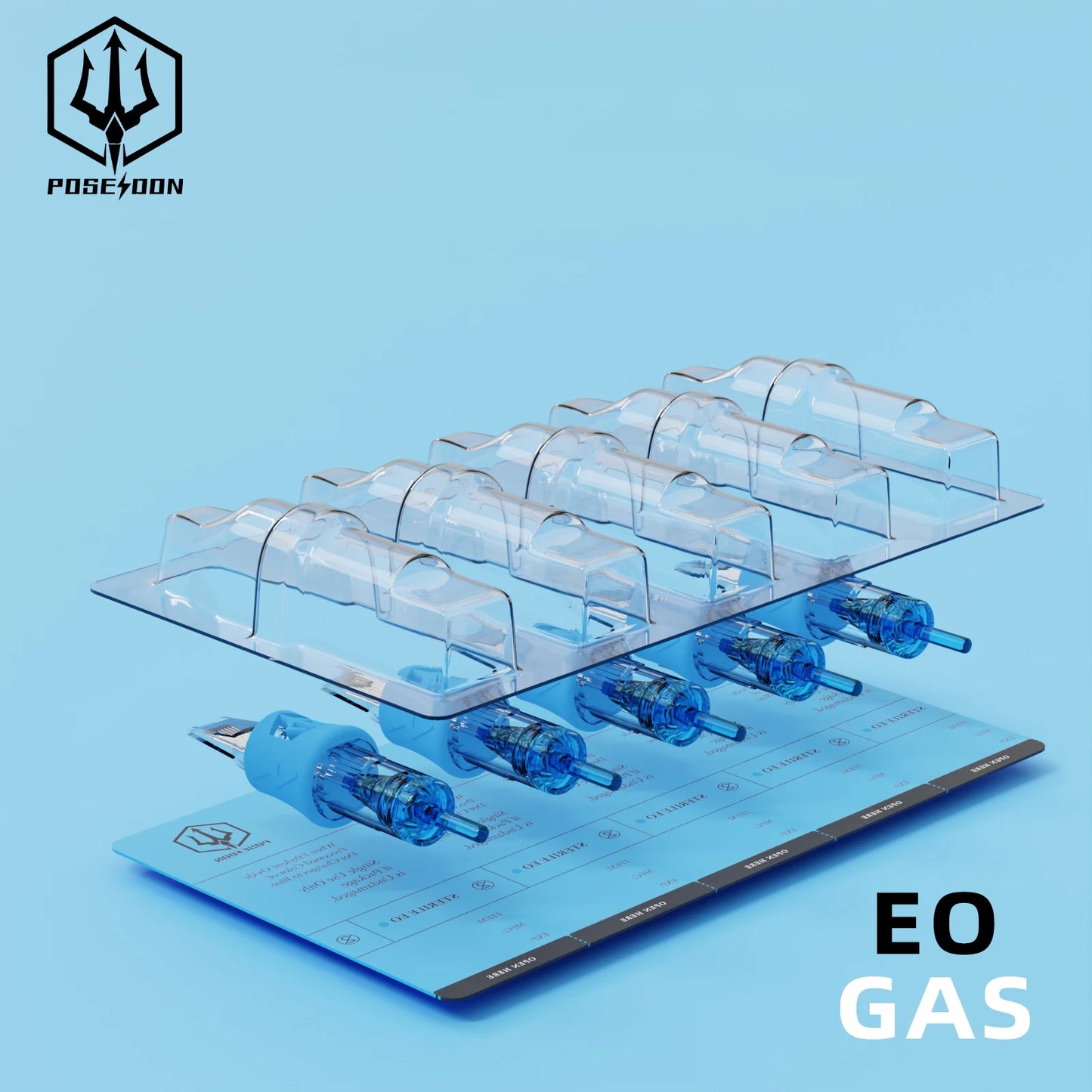 POSEIDON 20Pcs RS RL RM M1 Tattoo Cartridge Needle Disposable Sterilized Safety Tattoo Cartridges Needle 20pcs/lot