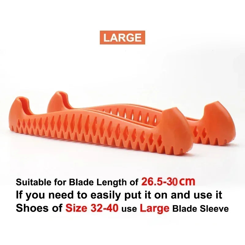 Adjustable TPU Ice Skating Blade Covers Walkable Figure Skate Ice Skate Hockey Skates Prevent Puncture Scalable Blade Sleeve