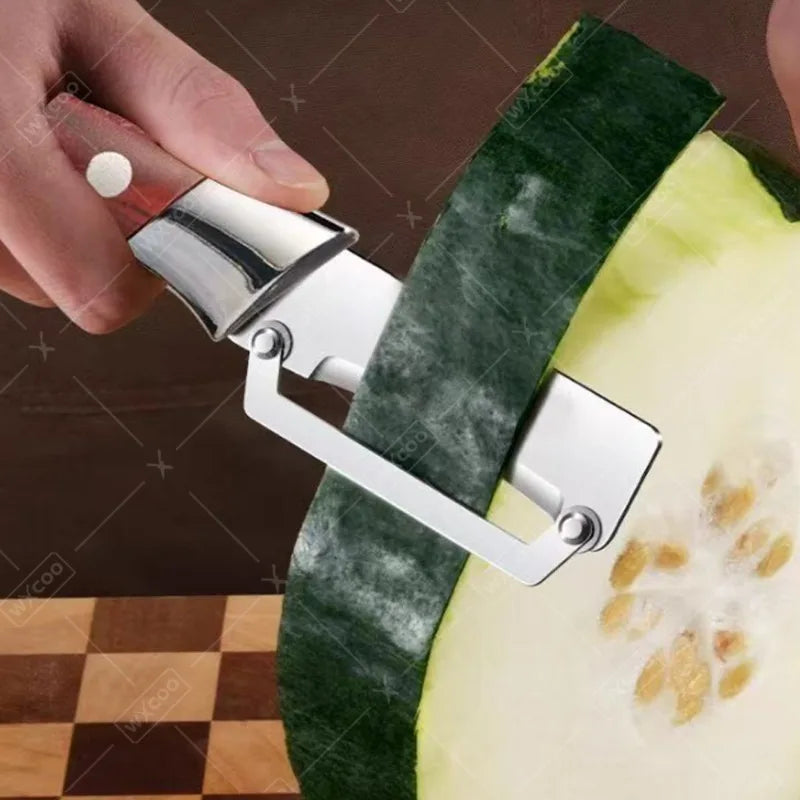 WXCOO MultiFunction Peeler Kitchen Stainless Steel Vegetable Peeler Fruit Knife 2-in-1 Bottle Opener Kitchen-Specific Peeler