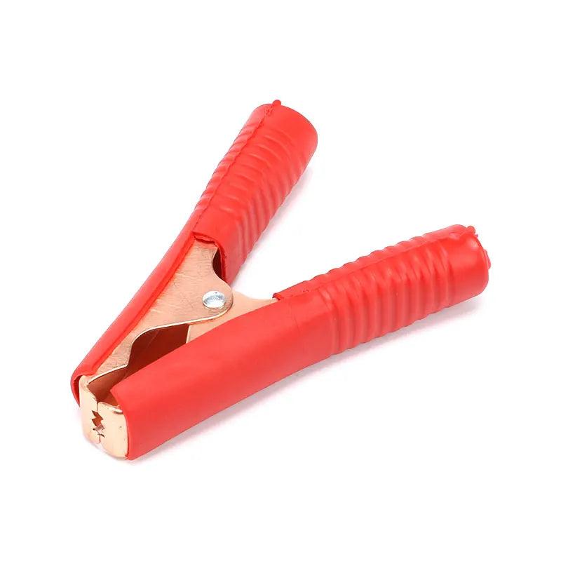 Alligator Clips wire Metal Connector DIY Clips Test Probe Black Red Color  Cableinsulated clamp testing Clamp Jumper Line