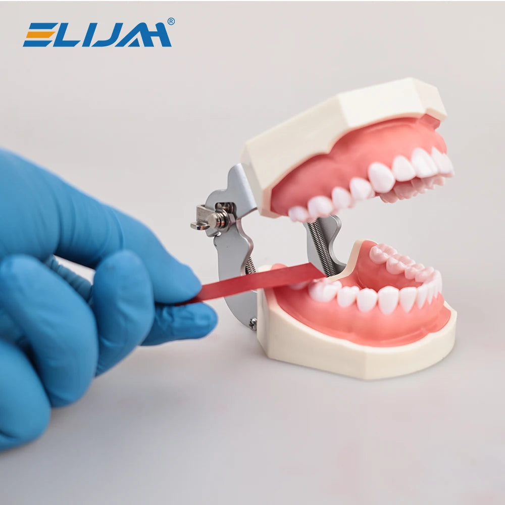 ELIJAH Dental Articulating Paper Dentista Blue Red Double-sided Bite Strips Oral Dentist Teeth Whitening Dental Materials Tools