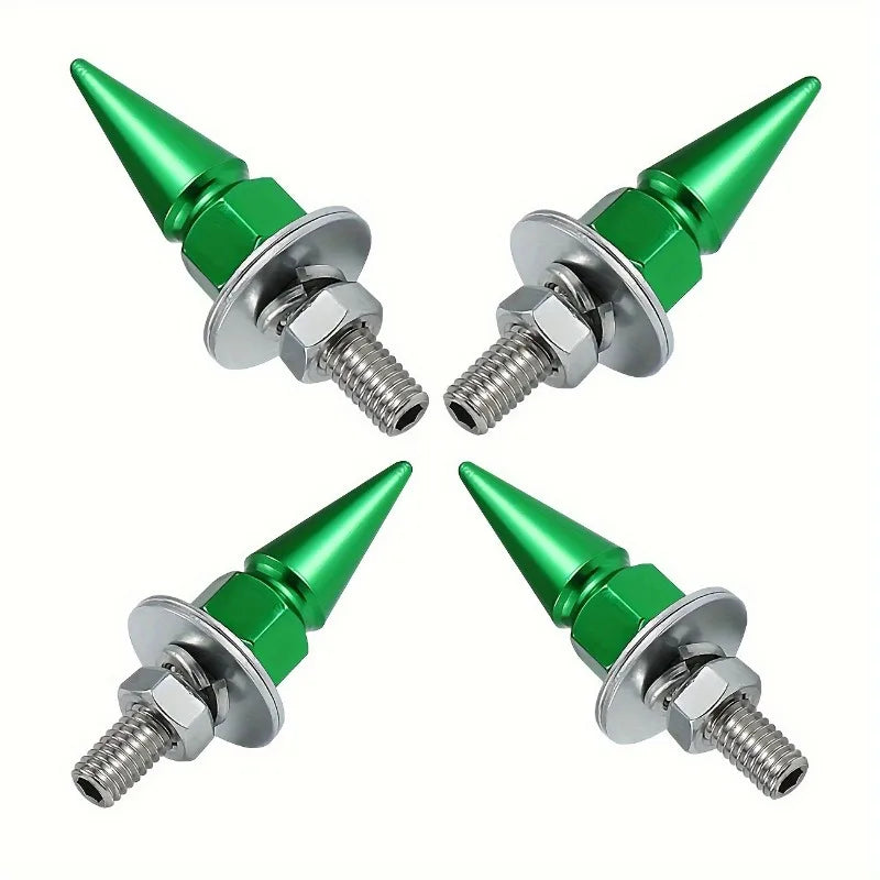 M6 Threaded Tips Screw Car Modified Fasteners Fender Washer Bumper Engine Screws License Plate Aluminium Alloy Bolts