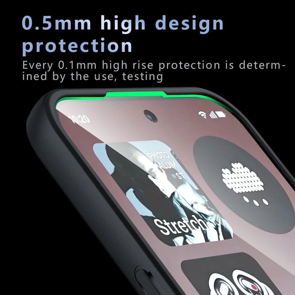 For Nothing Phone4A  Airbag Super Protection Soft Clear Matte Back Cover For Nothing Phone4A Pro 5G Phone Case