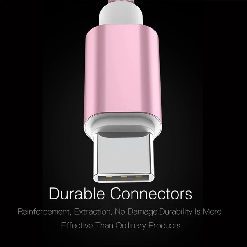 5A Super Fast Charging Type C USB Cable for Samsung Huawei Xiaomi OPPO Honor Redmi POCO Realme iQOO Quick Charging Braided Cable