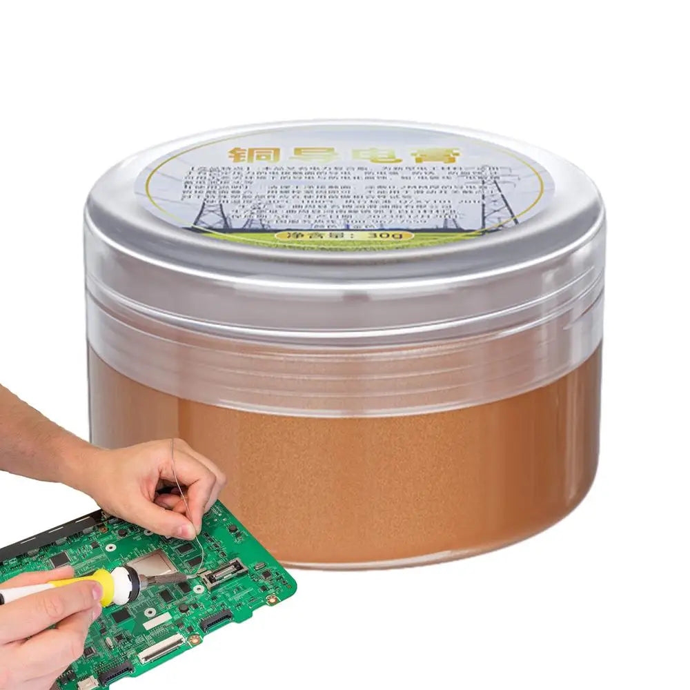 30g car Conductive Grease High Temperature Copper Grease  Strong Adhesion Anti-rust and anti-corrosion electrical contact grease