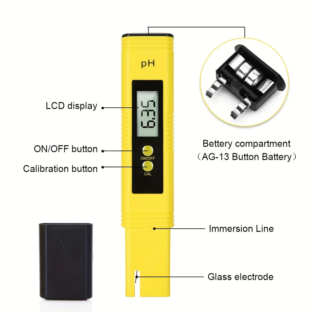 Digital PH Meter Automatic Calibration 0.01 and TDS Tester Titanium Probe Water Quality Test Monitor Aquarium Pool