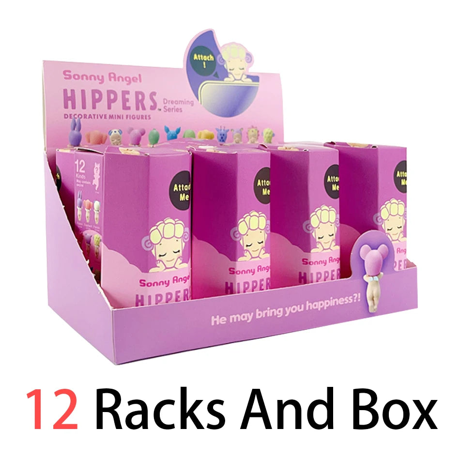 Sonny Angel In Stock Lying Down Hippers Action Figures Cute Mysterious Surprise Toy Anime Model Doll Children Christmas Gifts