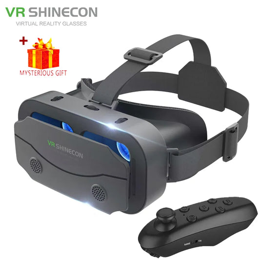 VR Glasses Virtual Reality Headset Viar Devices Helmet 3D Lenses Smart Goggles For Smartphones Phone Mobile Gogle Game Accessory