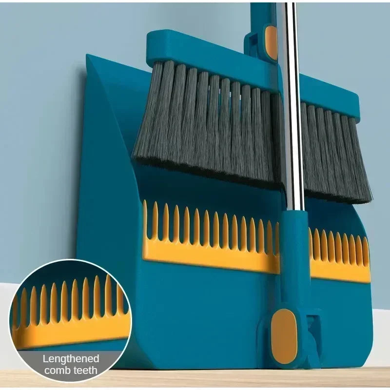 Broom and dustpan set combination household broom non-stick hair Dustpan Dustpan Garbage shovel broom Dustpan set
