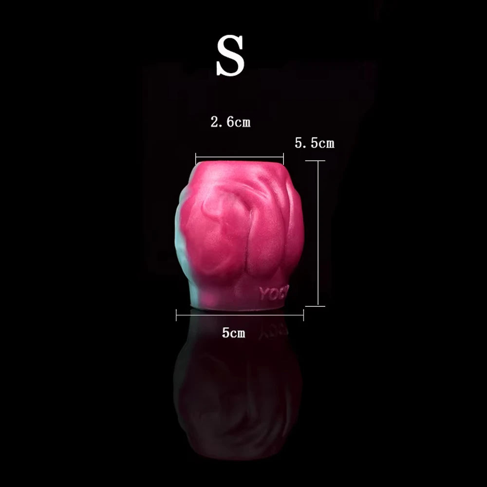 ORALSX 10 Styles Silicone Reusable Open-ended Penis Sleeve Delay Ejaculation Dick Enlargement Sex Toys For Men Game Pleasure