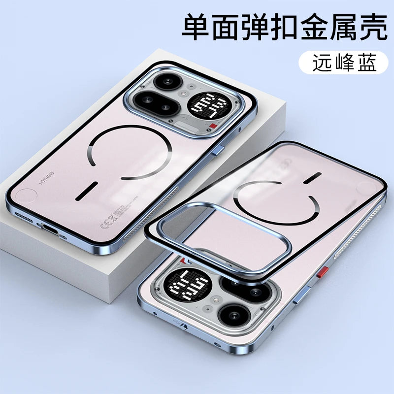 Magnetic Case For Nothing Phone 4A Pro Matte Texture Acrylic Cover Skin-friendly feel for Nothing Phone (4a) Shockproof Funda