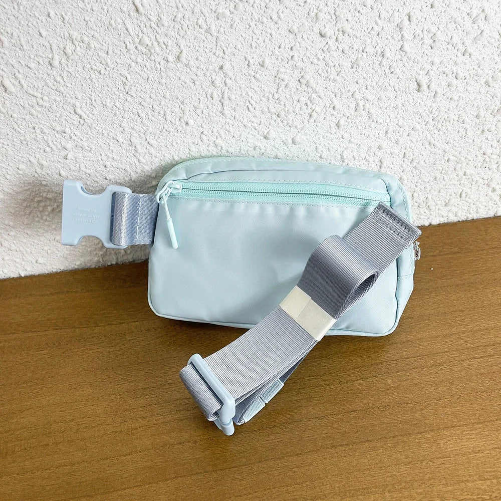 Fashion Yoga Fanny pack Metal Logo Sports waist bag Yoga Mobile Bag Portable bag Unisex Fitness Running women's gift