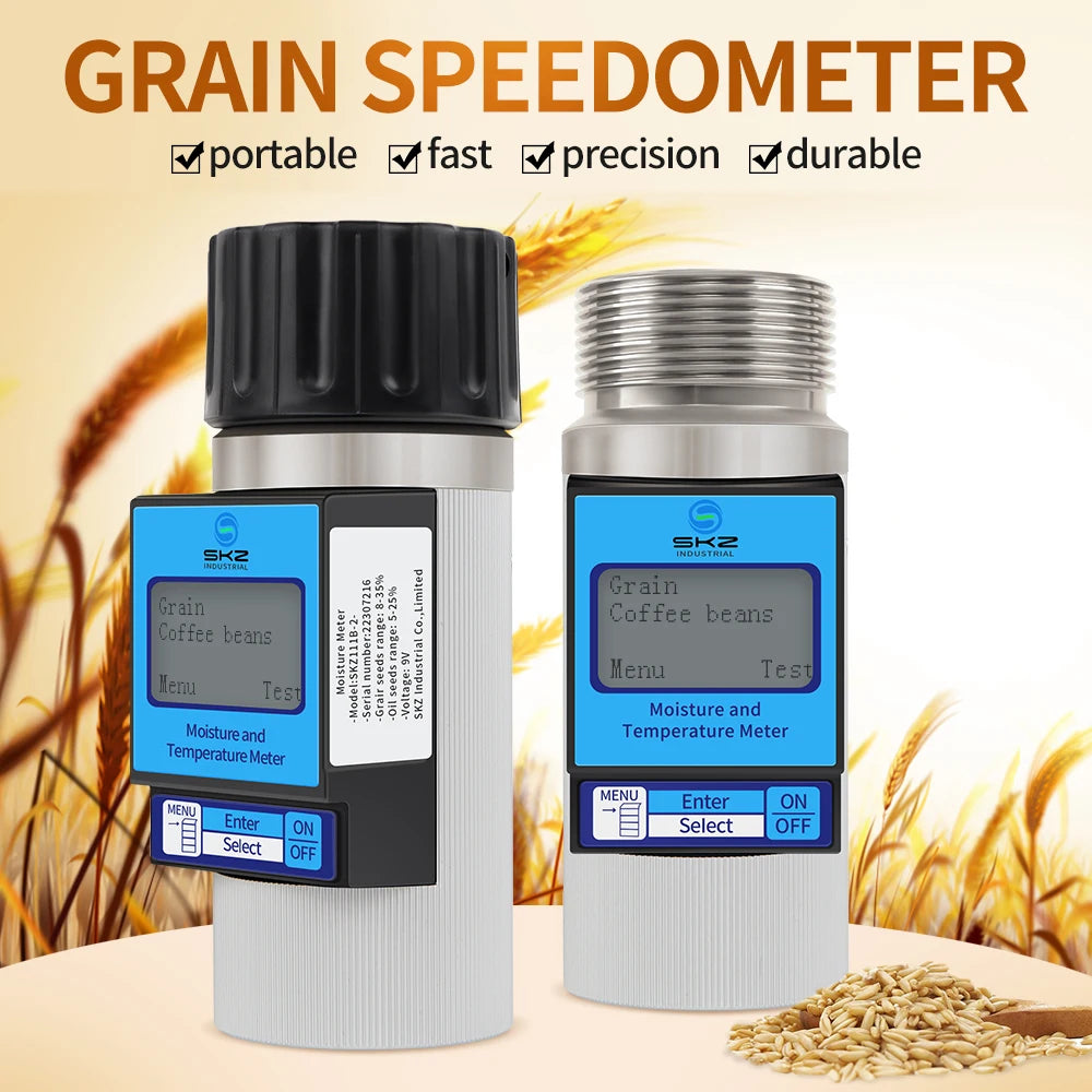 Smart Grain Moisture Meter For 37 Kinds Grains Humidity Tester Corn Wheat Peanut Seed Rice Coffee Bean Hygrometer Moisture Meter