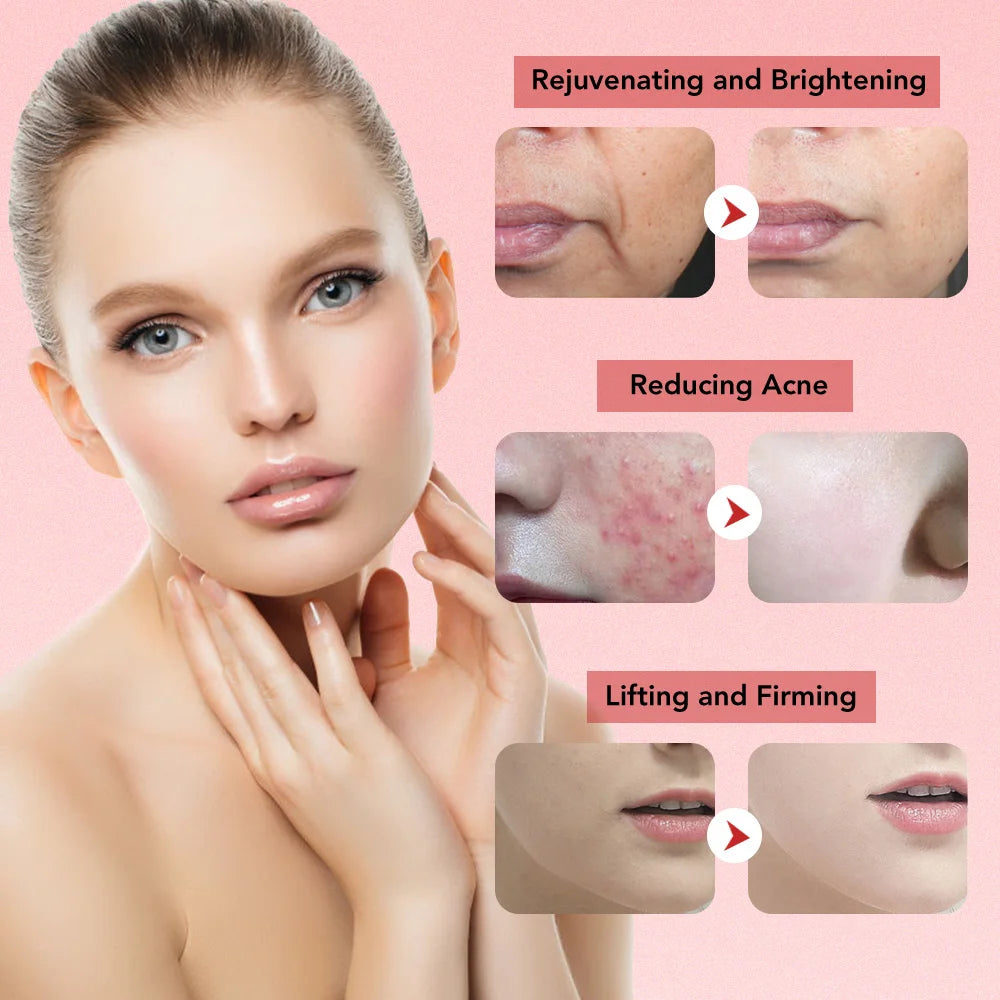 7 in 1 Face Lift Devices Microcurrent Skin Rejuvenation EMS RF Women Facial Massager Light Therapy Anti Aging Wrinkle Beauty