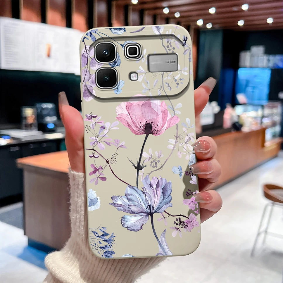 Phone Case For Infinix Note 60 Pro Edge 4G 5G Liquid Silicone High Quality Shockproof Cute Animals Cover