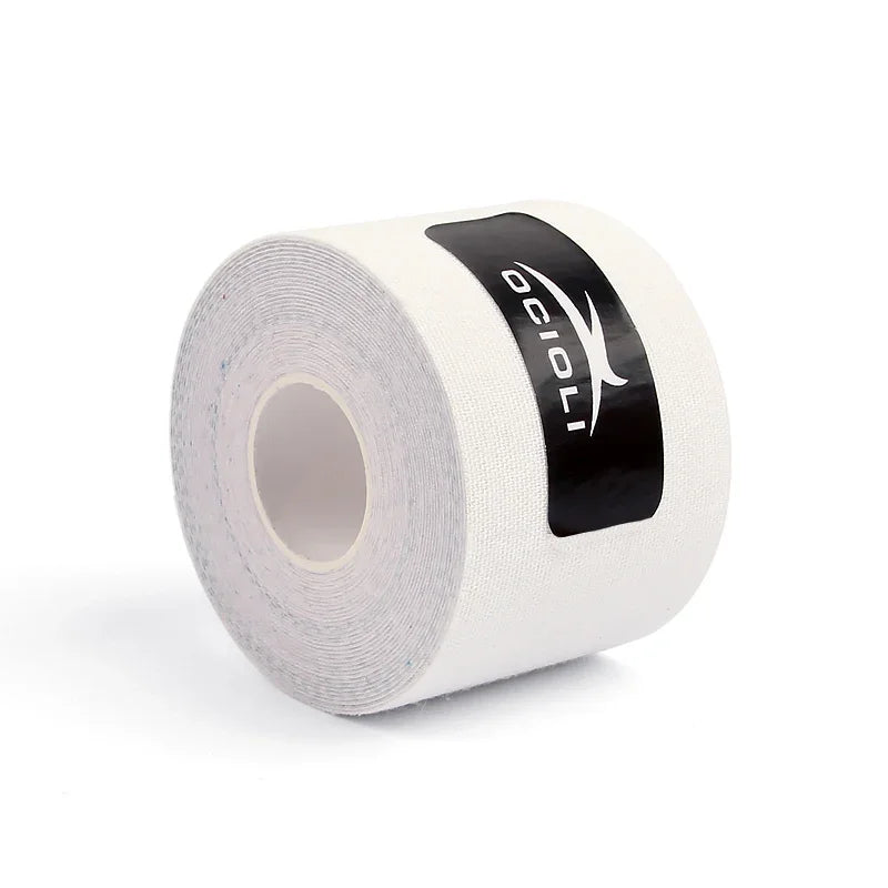 5 Pieces 5mx5cm Kinesiology Tape Sports Safety Tape Bandage Strain Injury Support Waterproof Elastic Physio Kinesiotape Patch