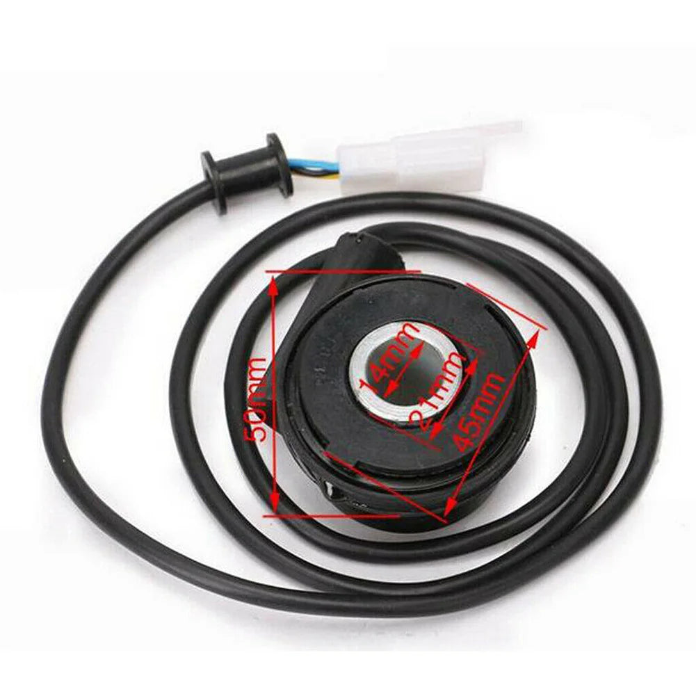 3-Pin Universal Motorcycle Digital Odometer Sensor Wire Meter Tachometer Cable Sensor Matal Mileage Assembly Modification Parts