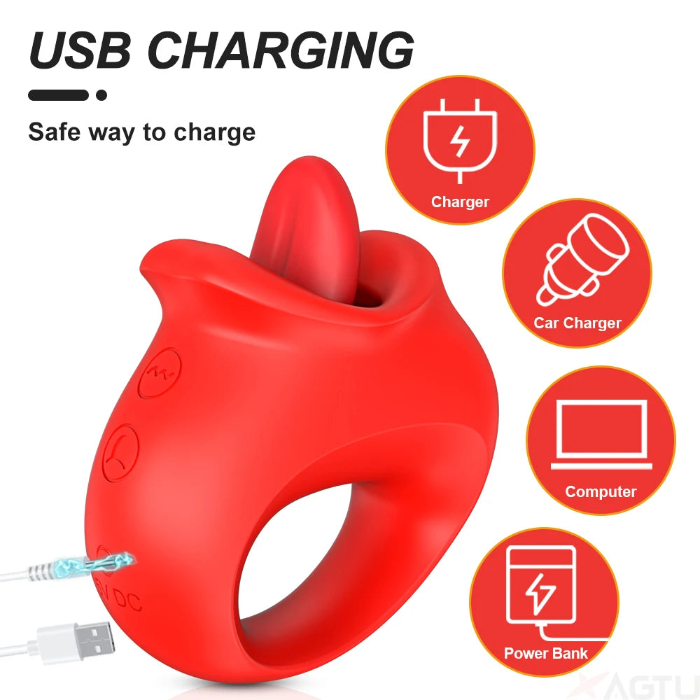 Powerful Swing Licking Tongue Vibrator for Women Anal Clit Nipple Clitoris Stimulator Vibrators Masturbator Sex Toys for Female