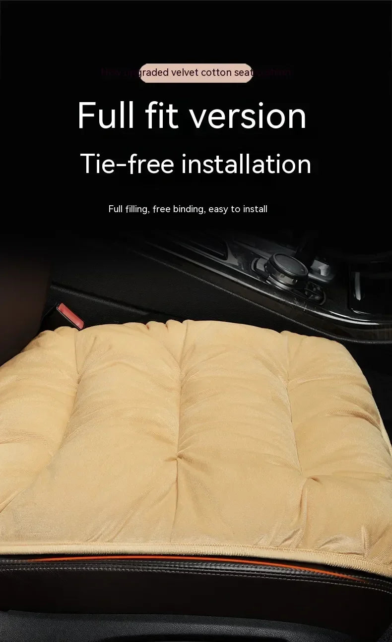 Winter Thickened Car Seat Cover Non-slip Comfortable Warm Seat Cover Seat Protector Car Front/rear Seat Cushion Accessories