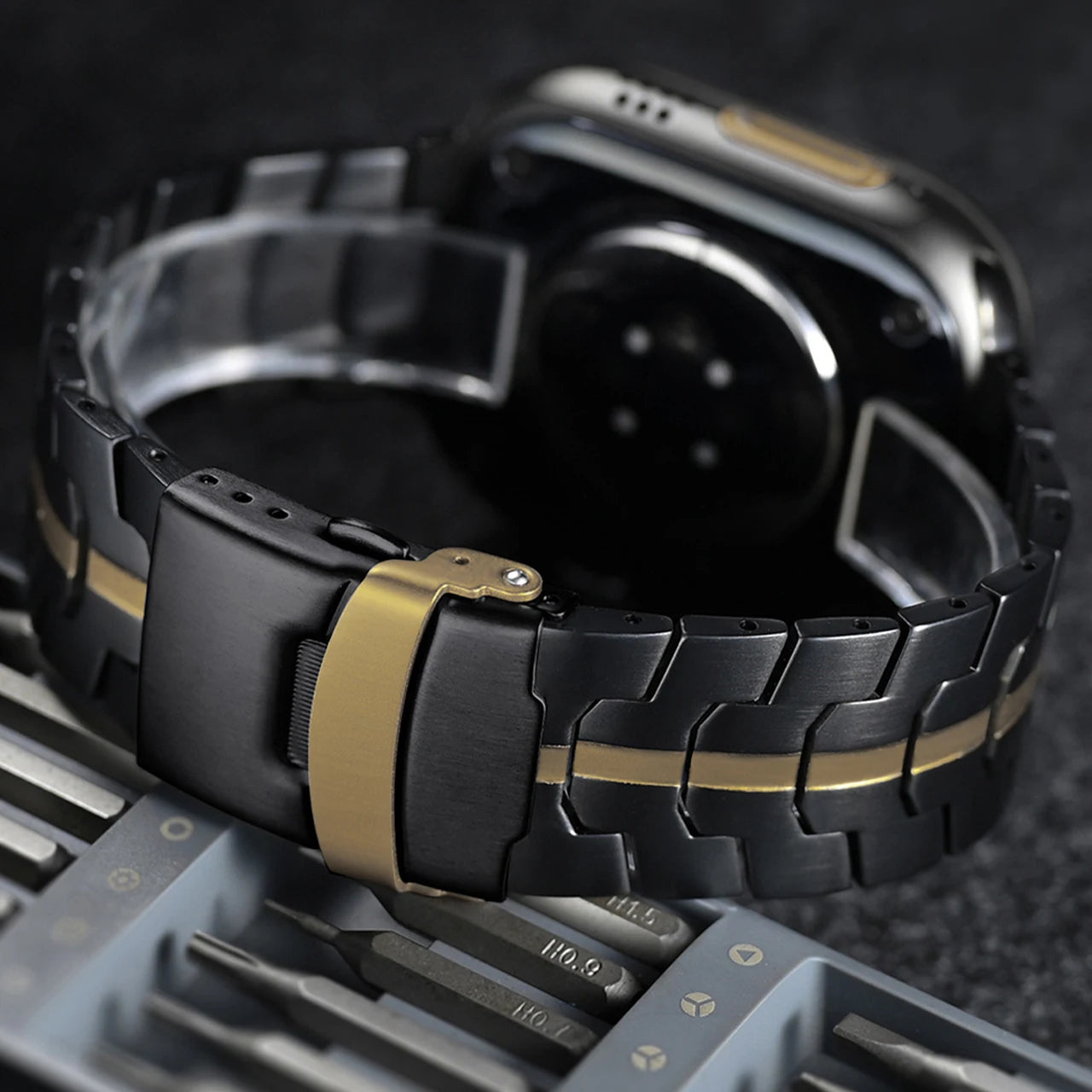 Stainless Steel Strap For Apple Watch Series 11 10 9 8 SE 3 46mm 45mm 42mm 44mm Metal Bracelet Band For iWatch Ultra 3/2/1 49mm
