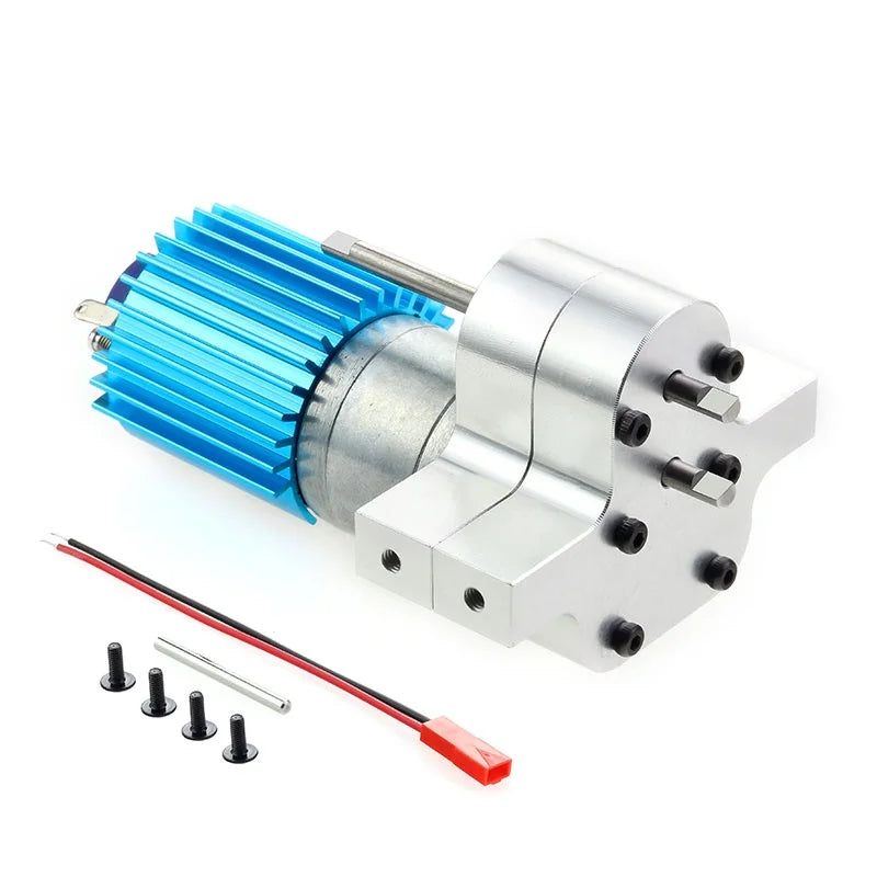 Metal Transfer GearBox with 370 Brush Motor for WPL B14 B16 B24 B36 C14 C24 JJRC Q60 MN D90 MN99S MN91 Speed Change Upgraded